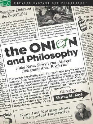 cover image of The Onion and Philosophy